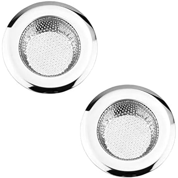 Chengjian Stainless Steel Hair Catcher Drain Stopper Strainer, 2 PCS, 4.5 in Drain Catches
