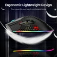 thumbnail image 2 of yeacher BM600 Souris Sans Fil à Double Mode avec Éclairage RVB, 2,4G et Bluetooth 5.0, DPI Réglable, Conception Légère, Plusieurs Couleurs Offertes, 2 of 6