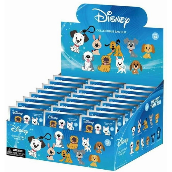 3D Figural Keyring Disney Dogs Series 1 Mystery Box (24 Packs)