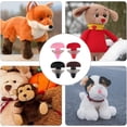 thumbnail image 5 of 1 Box 40Pcs 4 Colors Plastic Safety Noses Animal Doll Craft Triangle Crochet Dog Teddy Bear Flocking Nose with Washers Dolls Making Supplies for Amigurumi Puppet Plush Stuffed Animals 15mm, 5 of 9