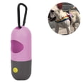 thumbnail image 2 of Dispensador de Bolsa para excrementos de perro con linterna LED integrada y Clip de Metal para correa, soporte para bolsa para excrementos de mascotas, accesorio para pasear perros,, 2 of 8