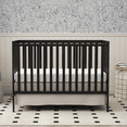 thumbnail image 3 of Goldzone 5-in-1 Convertible Crib, Non-Toxic Finishes, Black, 3 of 10