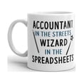 thumbnail image 2 of Accountant in the Streets magician in the Spreadsheets Coffee Tea Ceramic Mug Office Work Cup Gift 15 oz, 2 of 3