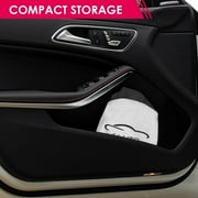 Audew Windshield Visor - High Quality Silver-Coated Polyester Car Sun Visor | Keep Your Car Cool, Protect Your Electronics, and Fit Your Windshield Perfectly