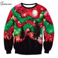 thumbnail image 2 of Sudaderas de Navidad para hombres, jersey de gran tamaño, chándal de cuello redondo, ropa de calle Vintage de los años 90, ropa de Navidad para hombres, 2 of 4