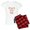 With Red Plaid Pant, variant on CafePress - I Love Pigs Women's Light Pajamas - Women's Short Sleeve Print T-Shirt and Pants Light Cotton Pajama Set