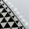 thumbnail image 4 of Microwave Oven Cover Dustproof, Cotton Microwave Oven Cover Dust Oil Proof Protection with Side Storage Pockets(Black Triangle), 4 of 4