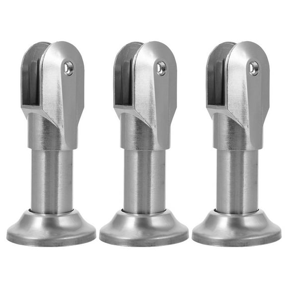 3Pcs Glass Clip With Rod Glass Clip Mounting Bracket Glass Shelf Bracket Glass Railing Bracket