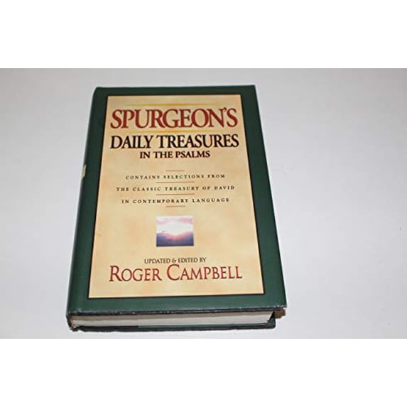 Pre-Owned Spurgeon's Daily Treasures in the Psalms (Hardcover) by Roger Campbell