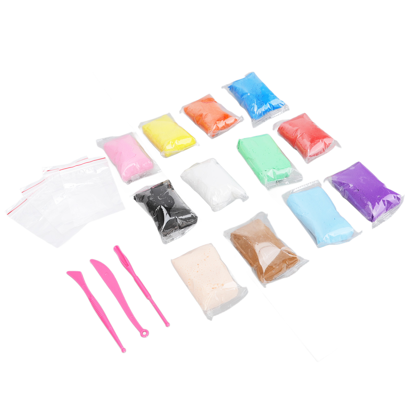 Air Dry Clay, Foam Clay 12 Color Hand Made DIY For Kids