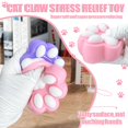 thumbnail image 3 of Juguete antiestrés XPQKDC Taba Cat Paw de silicona, 4 unidades, para niños, 3 of 6