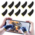 thumbnail image 1 of Juego de fundas para dedos, [paquete de 10] funda para pulgar para dedo móvil, funda para dedo con pantalla táctil, transpirable, sensible al sudor, 1 of 5