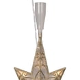 thumbnail image 3 of Vickerman 10 Light x 14.5" LED Gold 8 Point Bethlehem Star Tree Top, Warm White LED Mini Lights., 3 of 5