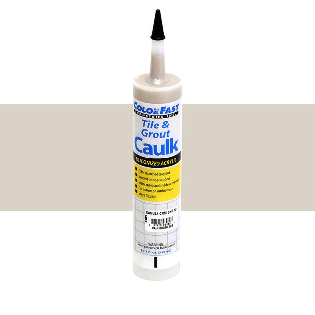 Caulk Colorfast TEC Color Matched, sin lijar, 305 ml, blanco estándar