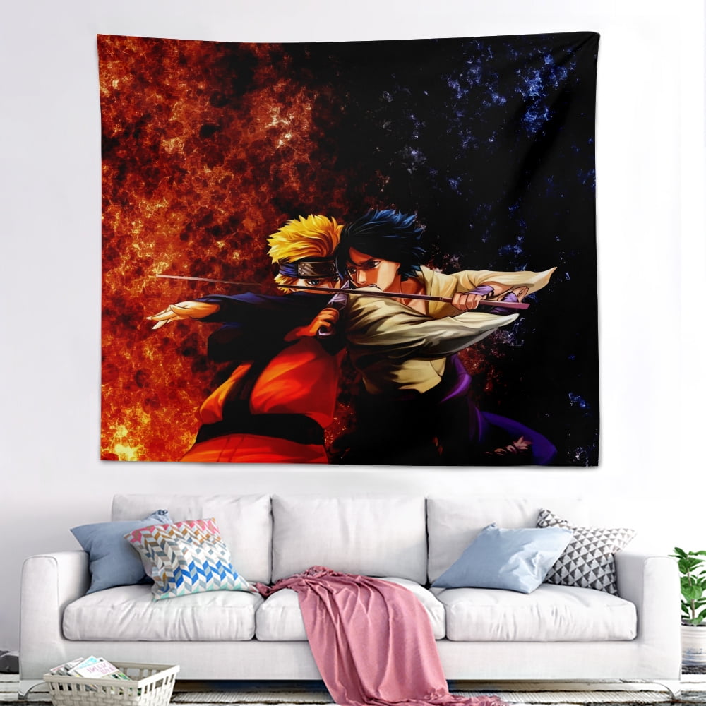 Naruto Anime Tapestrys For Bedroom Decor Studio Booth Props Photo Backdrops  Fabric Wall Hanging Decor Wall Decoration Bedroom Living Room Dorm Home