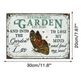 thumbnail image 3 of Personalized Garden Floral Art Find My Souls Custom Classic Metal Sign, 3 of 9