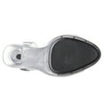 thumbnail image 4 of Ellie Shoes E-521-Brook-W 5" Heel Clear Womens WIDE Width Sandal. Clear / 8, 4 of 7