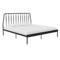 thumbnail image 3 of CosmoLiving Anastasia Metal Bed, King Size Frame, Black, 3 of 16
