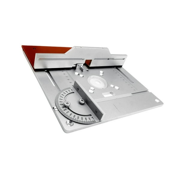 Dioche Router Table, Set of 3 Router Table Insertion Plates Aluminum Alloy Tables Top Flip Board Trimming Machine