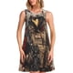 thumbnail image 1 of Easygdp Bald Eagle Soldier para Vestido Transpirable de Mujer, Vestido Suelto de Manga Corta con Pliegues y Bolsillos para el Verano, 1 of 7