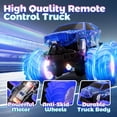 thumbnail image 6 of Drefirsa Amphibious Remote Control Monster Truck, Remote Control Car with Colorful Light  and Stunt, 6 of 9