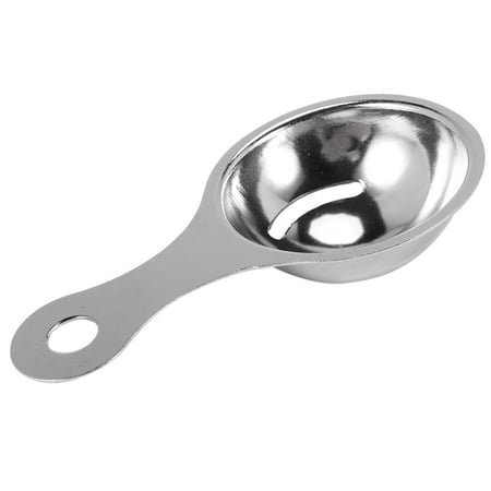 

Separator of egg yolk in stainless steel Separator White Egg Sieve Device Mini kitchen utensils (13 x 7 x 2.8 cm)