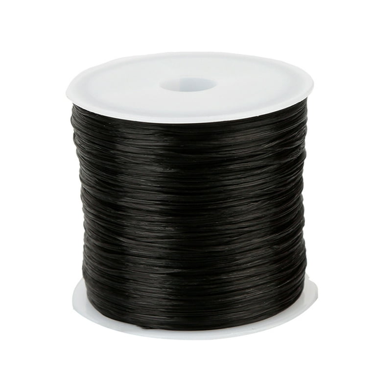 0.8mm flat elastic bracelet string, crystal elastic cord, used for jewelry  production and beading. - style1