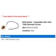 thumbnail image 2 of Bulb Socket - Compatible with 1964 - 1968 Chevy Corvair 1965 1966 1967, 2 of 2