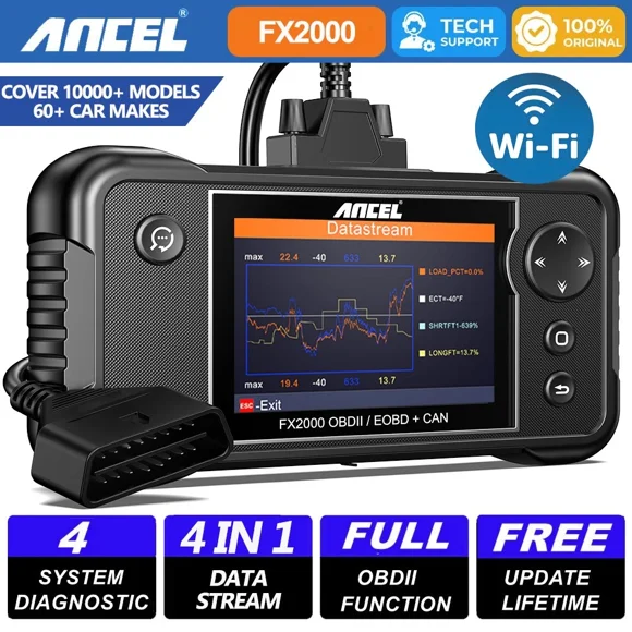 ANCEL FX2000 OBD2 Car Scanner ABS SAS Diagnostic Automotive Code Reader