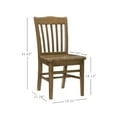 thumbnail image 6 of Linon Halsey Dining Chairs, Set of 2, Natural Finish, 6 of 16