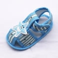 thumbnail image 5 of Summer Baby Boy Girl Star Pattern Hollow Sandals Cotton Infant Toddler Soft Sole Shoes First Walker, 5 of 7