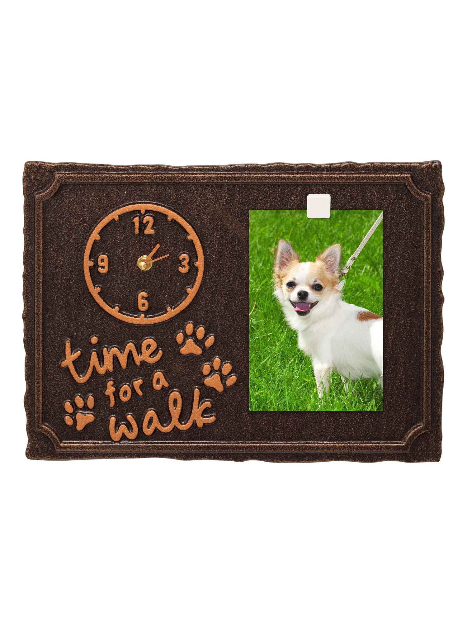 Whitehall Products Pet Photo Plaque Wall Clock - Thumbnail 4
