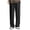 Black, variant on Men's Casual Pants Mens Pants Straight Fit Elastic High Waist Drawstring Pocket Trousers Plaid Vintage Loose Trousers Anniversary Fall Winter Pants