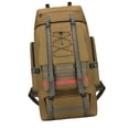 thumbnail image 5 of SunniMix Hiking Backpack Travel Luggage Bag Survival Multipurpose Lightweight Adjustable Khaki, 5 of 8