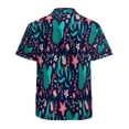thumbnail image 3 of High Quality Hawaiian Shirts for Men Short Sleeve Aloha Beach Shirt Floral Summer Casual Button Down Shirts Blouses NGAK8U, 3 of 7