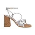 thumbnail image 1 of Zapatilla Mujer SHAKIRA tacon abierto plateado 24, 1 of 4