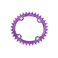 thumbnail image 1 of Eigraketly Bicicleta 38T Oval estrecho ancho 104BCD bicicleta de montaña placa de bielas bicicleta rueda de cadena ciclismo platos y bielas placa Ciclismo Violeta 32T Eigraketly OD3200-03B, 1 of 6