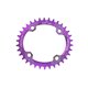 thumbnail image 1 of Soidarity Bicicleta 38T Oval estrecho ancho 104BCD bicicleta de montaña placa de bielas bicicleta rueda de cadena ciclismo platos y bielas placa Ciclismo Violeta 32T Soidarity OD3200-03B, 1 of 6