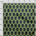 thumbnail image 2 of oneOone Silk Tabby Fabric Floral Ikat Printed Fabric 1 Yard 42 Inch Wide, 2 of 4
