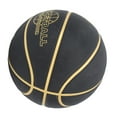 thumbnail image 1 of Basketball Noir, Résistant à l'Usure Sûr Grandes Particules Entraînement Basketball Résistant à la Sueur Caoutchouc Basketball Extérieur Basketball Adolescent Caoutchouc, 1 of 7