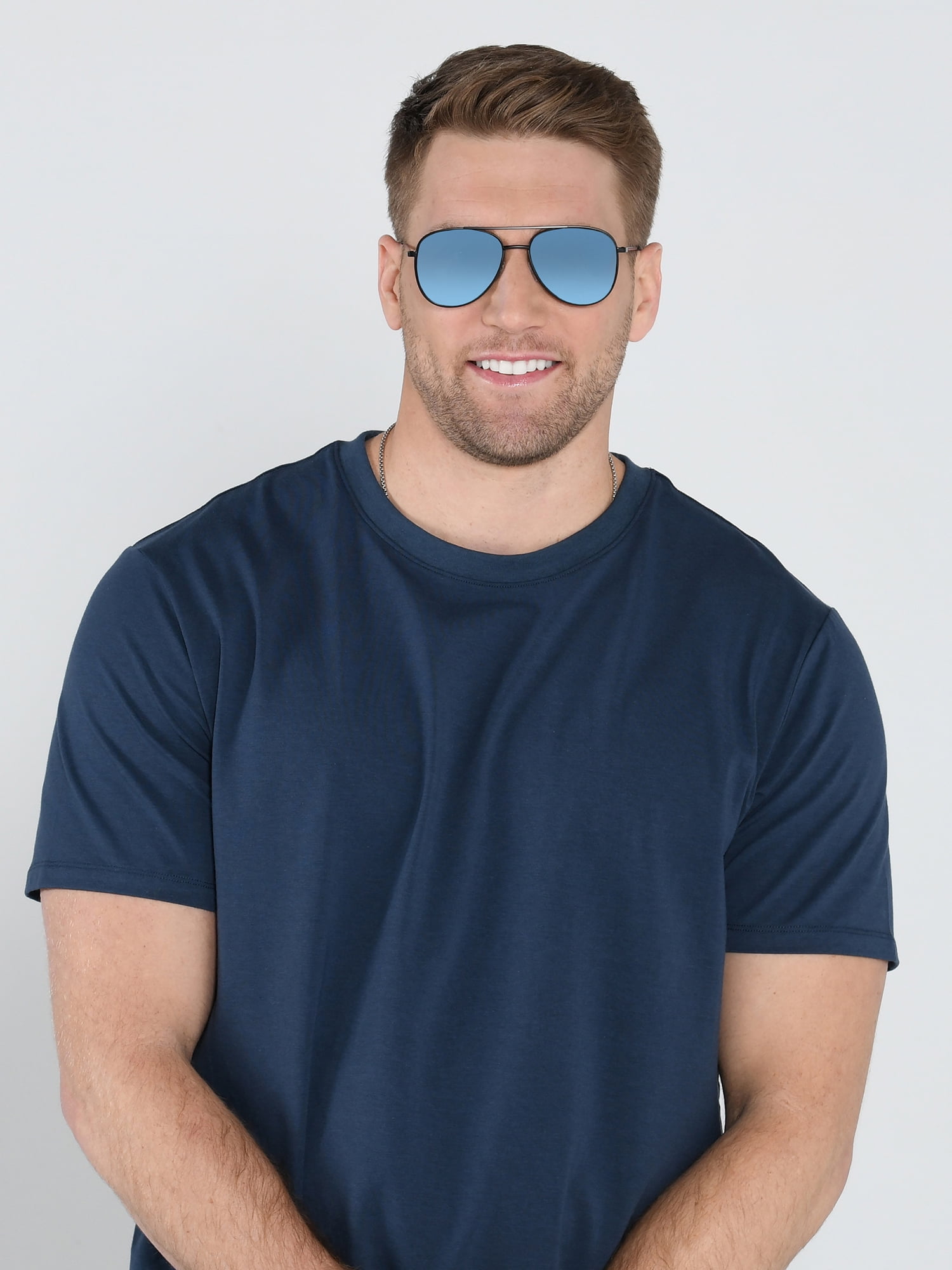 Panama Jack Metal Aviator Sunglasses - Walmart.com