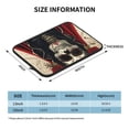 thumbnail image 3 of Bingfone Gothic Skull With Roses Laptop Sleeve Case 15 inch , 360° Protective Computer Carrying Bag, 3 of 8