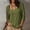 Green, variant on 3/4 Sleeve Tops for Women Square Neck Casual Pullover Shirts Fall Basic Baggy Solid Color Tunic Blouse,Orange,XXXL