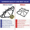 thumbnail image 6 of Whole Parts Range Surface Burner Grate (Black) Part # WB31K10033 - Replacement & Compatible With Some GE Gas Ranges, 6 of 9