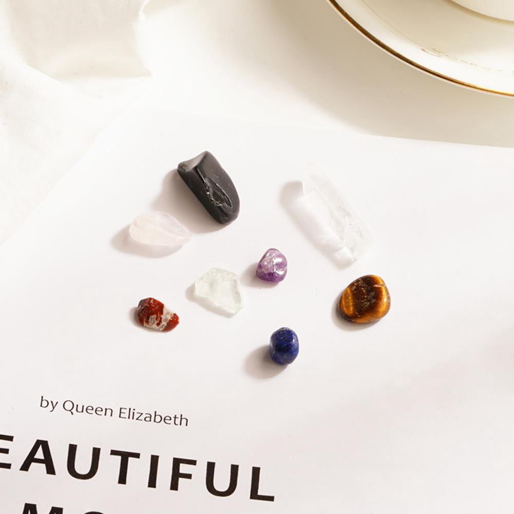 Buy Chakra Stones Healing Crystals Set Of 8, Tumbled And Polished, For ...