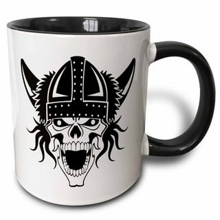 Atlantic Collectibles Viking RAM Horned Pit Lord Warrior Skull