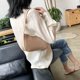 thumbnail image 5 of Bolsa Simple elegante mujer pequeño de hombro Color puro cremallera Casual Sling bolsos JShteea Para Estrenar, 5 of 9