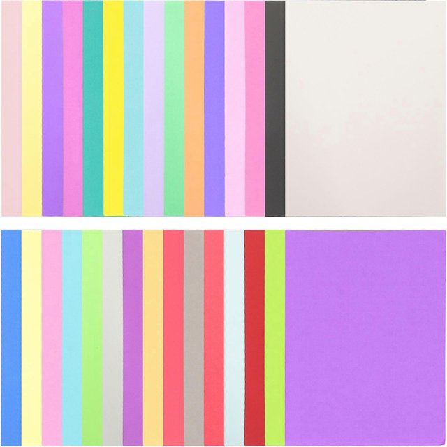 60 Sheets DIY Painting Card Paper DIY Craft Making Supplies Drawing Crafts Card Paper