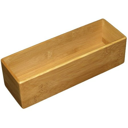 - Totally Bamboo Drawer Organizer, 3-Inch by 9-Inch Multi-Colored