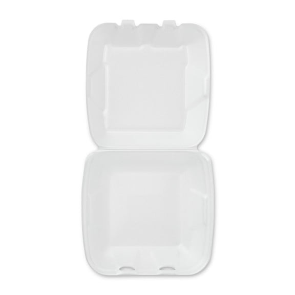 Great Value Foam 1 Compartment To-Go Container 12ct